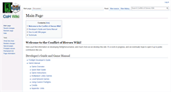 Desktop Screenshot of cohwiki.slitherine.com